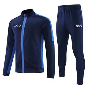 Chándales de diseño personalizado de algodón/poliéster de la mejor calidad para entrenamiento de invierno, comodidad de chaqueta con cremallera completa y transpirable - Product Image 2
