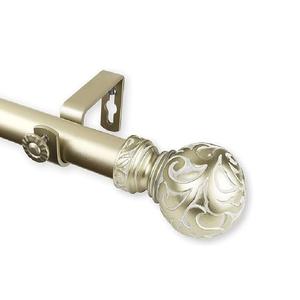 Barra de cortina personalizada con soporte de metal plateado para decoración del hogar ventana barra de cortina accesorios habitación baño sala de estar hotel - Product Image 1