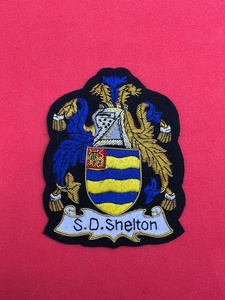 Custom Hand Embroidered Bullion Wire <b>Badges</b> Premium Pocket <b>Badge</b> <b>Holder</b>-Premium Custom Bullion <b>Badges</b> twill fabric - Product Image 6