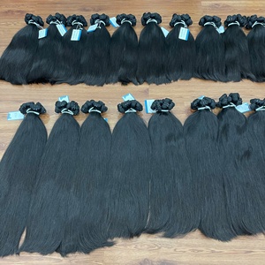 Offres de lots de mèches ondulées naturelles vietnamiennes brutes : Cheveux humains de qualité supérieure tissés à la machine (cuticules intactes, couleur personnalisée) - Product Image 2