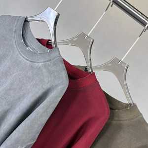 Sweat-shirt à capuche surdimensionné en molleton doublé, respirant, lourd, personnalisé, style streetwear anime Harajuku pour hommes - Product Image 3