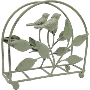 Servilletero de mesa Diseño de tendencia Tamaño personalizado Color negro Soporte de tejido de hierro puro para la venta superior - Product Image 2