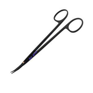 Nouveauté Ciseaux Iris noirs revêtus de plastique Instrument de chirurgie plastique et cosmétique - Product Image 1