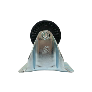 Roue à roulement à billes à usage moyen en nylon noir rigide de 2.5 pouces Catégorie de produit Roues pivotantes - Product Image 1