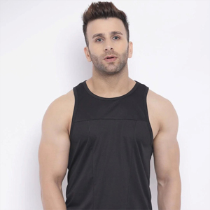 เสื้อกล้าม100% แห้งเร็วสำหรับผู้ชายชุดกีฬาออกกำลังกายกล้ามเนื้อฟิตเนสได้รับการออกแบบสำหรับวิ่งเสื้อยืดผลิตจากผ้าฝ้าย - Product Image 5