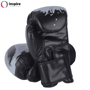 Guantes de boxeo profesionales cómodos, de cuero PU, 12oz - Product Image 3