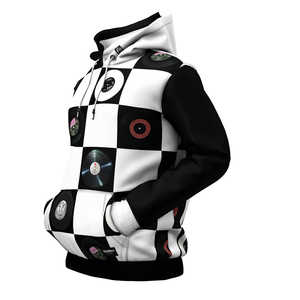 Sudaderas con capucha de hombro caído en blanco con logotipo personalizado de alta calidad para hombre, jersey de gran tamaño, Sudadera con capucha de felpa francesa de peso pesado para hombre - Product Image 2