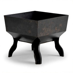 Ashforge weathered firepit ที่มีสนิมธรรมชาติดูสำหรับสวนกลางแจ้งลานบ้านให้ความร้อนในการตั้งแคมป์และการตกแต่ง - Product Image 1