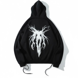 Sudadera con Capucha Personalizada de Moda, Estampado en Serigrafía, Talla Grande, 100% Algodón Felpa para Invierno, para Uso Diario, Unisex - Product Image 2