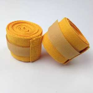 Muñequera semielástica de algodón sin azo con logotipo personalizado de Pakistán, envolturas de mano de boxeo de estilo mexicano a un precio económico - Product Image 3