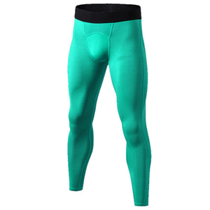 Leggings de vêtements de sport à séchage rapide de haute qualité pour hommes Logo personnalisé sur la taille Meilleur design et abordable - Product Image 4