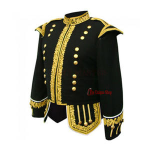 Chaqueta roja tradicional escocesa para hombre, chaquetas dobles de gaitero, chaqueta hecha a mano personalizada para hombre - Product Image 2