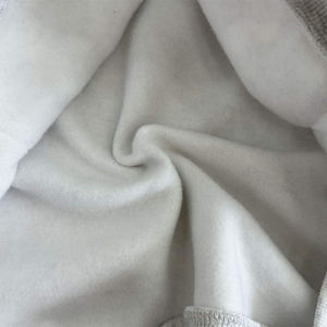 Unisex 100% Cotton Winter Sports 2-Piece Set Crewneck Pullover Cuffed <b>Jogger</b> Pants Solid Streetwear Activewear Tracksuit - Product Image 4