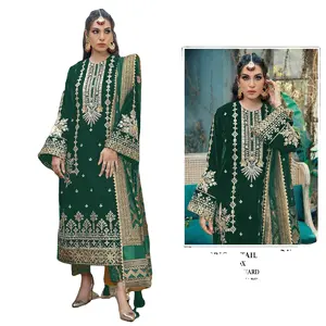 pakistani style dresses salwar kameez chiffon ladies dress salwar kameez women