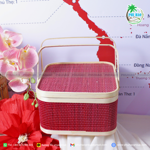 Hot Selling Handmade Bamboo <b>Gift</b> <b>Baskets</b>: A Unique and Sustainable Way to Show You Care with High Quality - Product Image 5