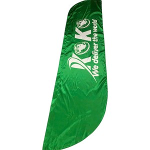 ธงขนนกแบบ Pennant พร้อมเสาธงอะลูมิเนียม พิมพ์ลายดิจิตอลบนผ้าโพลีเอสเตอร์ ทนทาน เหมาะสำหรับงานกีฬาและเกมส์ - Product Image 6