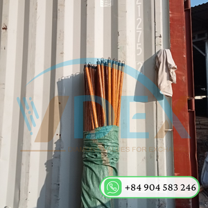 Balai en bois enduit de PVC de haute qualité 120x2.2cm bonne qualité Palo De Escoba De Madera Brushe et pelle à poussière - Product Image 5