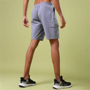 <b>Men's</b> Premium Polyester Cargo <b>Shorts</b> - Custom Stretch Fabric with Pockets Stylish Activewear for <b>City</b> and Trail Exploration - Product Image 2