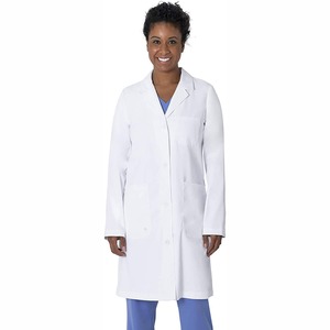 Venta caliente Blanco Hospital Enfermera Scrubs Diseño de moda Bata de laboratorio-Uniformes impermeables de calidad premium por Raw to Fine - Product Image 1