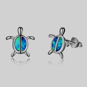 Plata de Ley 925 hecha a mano ópalo cuarzo piedra preciosa alta calidad declaración pendiente 925 diseñador de moda Stud mejor calidad pendiente - Product Image 1