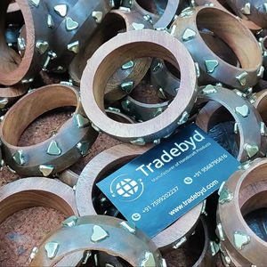 Brazaletes de madera rústica para mujer, joyería de estilo ecológico hecha a mano para aspecto bohemio y opciones de regalo Tradebyd - Product Image 4