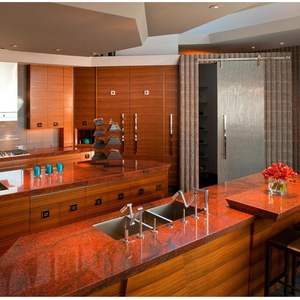 Losas de granito natural de oro imperial, losas de granito Golden King, piedra de granito de oro del desierto - Product Image 2