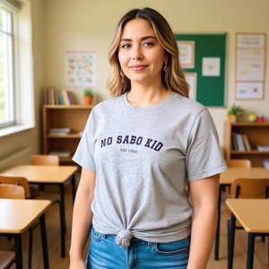 Felpa personalizzata No Sabo Kid, divertente regalo per insegnanti latinoamericani, maglietta promozionale con frasi in spagnolo - Product Image 3