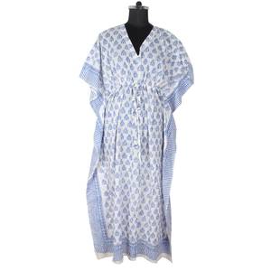 2025 gran oferta africano Batik Long Kaftan vestidos de talla grande mujeres KFCL004 fabricante de ropa de mujer diseñador Kimono de algodón indio - Product Image 5