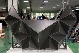 M-shine tùy chỉnh P4 trong nhà <span class=keywords><strong>LED</strong></span> DJ Booth <span class=keywords><strong>P5</strong></span> không thường xuyên tam giác hình lục giác hình <span class=keywords><strong>LED</strong></span> màn hình hiển thị - Product Image 2