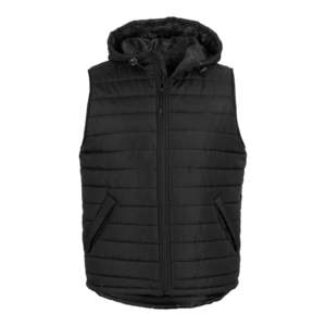 เสื้อแจ็คเก็ตบอมเบอร์แบบมีฮู้ดน้ำหนักเบา ผลิตตามสั่ง ทำจากหนังแท้ กันน้ำ คอตั้ง อุ่นสบาย พับเก็บได้ ไม่มีแขน สำหรับผู้ชายไซส์ใหญ่ - Product Image 3