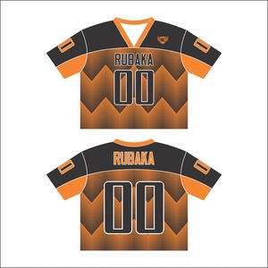 Maillot Boxy surdimensionné personnalisé imprimé Vintage unisexe Football américain T-Shirt Streetwear Jersey T-Shirt surdimensionné pour hommes Mesh Jersey - Product Image 1