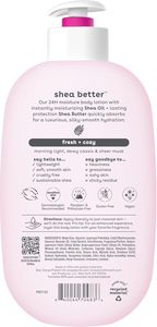 Loción corporal eos Shea para piel sensible, hidratación 48H, sin perfume, para piel seca, alivio del eccema, vegana, 16 fl oz - Product Image 2