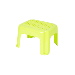 Modern Yellow <b>Plastic</b> <b>Stool</b> Lightweight Home Furniture Indoor Outdoor Use Stackable Living Room Chair Minimalist Design - Product Image 5