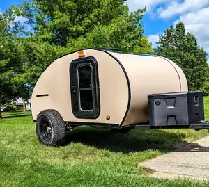 Export Volledig Uitgeruste Mobiele Camper Rv Camping Kleine Rvs Mini Caravan Betaalbare Traan Aanhanger Te Koop Wereldwijd