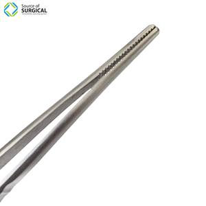 Fórceps de disección inglés rasgado manual de acero inoxidable con base de borde dentado de instrumentos quirúrgicos - Product Image 2