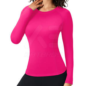 Pakistán Fabricante Nuevo estilo Mujeres Scrub Undershirts Spandex Poliéster Mujeres Scrub Undershirts - Product Image 2