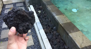 Premium Scoria Black Natural Lava Stone Volcanic Boulder Eco-Friendly Safe Durable Swimming <b>Pool</b> Fish Pond Tropical <b>Garden</b> - Product Image 4