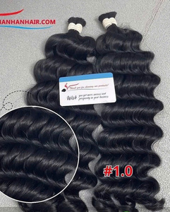 Meilleure vente 100% extensions de cheveux humains vietnamiens bruts de haute qualité en vrac non transformés ondulés naturels Double top 1 vietnamien - Product Image 4