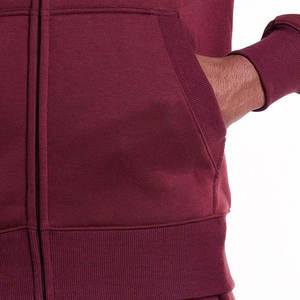 Sweat à capuche en molleton uni avec impression à carreaux, broderie personnalisée, logo, 100% coton, coupe ample, graphique, poids lourd, hiver - Product Image 6