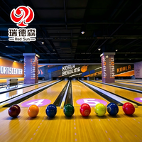 Équipement professionnel de bowling pour adultes, système complet de piste de bowling à 10 quilles conforme aux réglementations USBC avec machine de notation