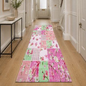 Tapis de salon en chenille antidérapant, motif neutre multicolore, imprimé numériquement, lavable en machine, vente en gros, modèle LXDP-1022 de RUGS DEPOT - Product Image 5