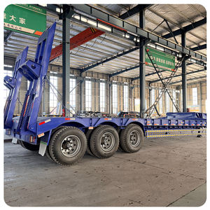 Semirremolque <span class=keywords><strong>de</strong></span> Plataforma Nueva <span class=keywords><strong>de</strong></span> 60 Toneladas, 3 <span class=keywords><strong>Ejes</strong></span>, Suspensión <span class=keywords><strong>de</strong></span> Placa <span class=keywords><strong>de</strong></span> Acero, Semirremolque <span class=keywords><strong>de</strong></span> Plataforma Baja con Cerraduras - Product Image 4