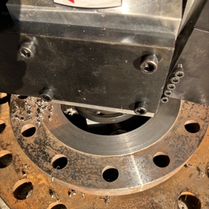 Máy tiện mặt bích van di động, tạo rãnh lồi, máy tạo rãnh bịt kín bề mặt, máy tạo mặt bích - Product Image 4