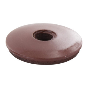 Rondella in Ferro Tonda con Guarnizione 6,7x19 Finitura Rosso di Siena - Product Image 1