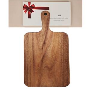 เขียงไม้สีเข้มคุณภาพพรีเมียม ลายไม้สวยงาม เป็นมิตรกับสิ่งแวดล้อม ป้องกันแบคทีเรีย อุปกรณ์ครัว ของขวัญรอมฎอนและอีด - Product Image 5