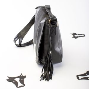 Nouveaux sacs bandoulière en cuir véritable avec boutons-pression en fourrure de vache, faits à la main, style bohème occidental, élégants pour femmes, taille idéale, sacs à bandoulière - Product Image 5