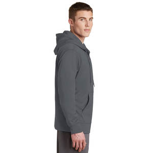 Sweat à capuche zippé pour homme, 100% coton, écologique, de haute qualité, vert uni, personnalisable, vente en gros, pour l'hiver - Product Image 6