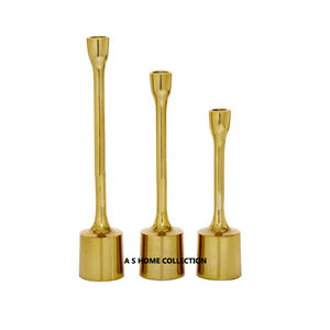 <b>Mirror</b> Polished <b>Table</b> Top Metal Stainless Steel 5 Arms Standard Designing Home Indoor Lightening Candle Holders - Product Image 2