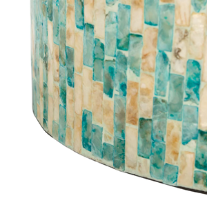 โต๊ะกาแฟทรงกลมสไตล์โบโฮ ทำจากมุกแท้ งานฝีมือระดับพรีเมียม เป็นมิตรกับสิ่งแวดล้อม ทนทาน หรูหรา ทันสมัย เฟอร์นิเจอร์ห้องนั่งเล่น ผลิตในเวียดนาม - Product Image 4