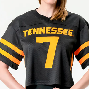 Camiseta de malla para mujer, ropa de calle unisex con logotipo personalizado, camiseta de verano de gran tamaño, camiseta de malla de algodón 100 para niña - Product Image 5